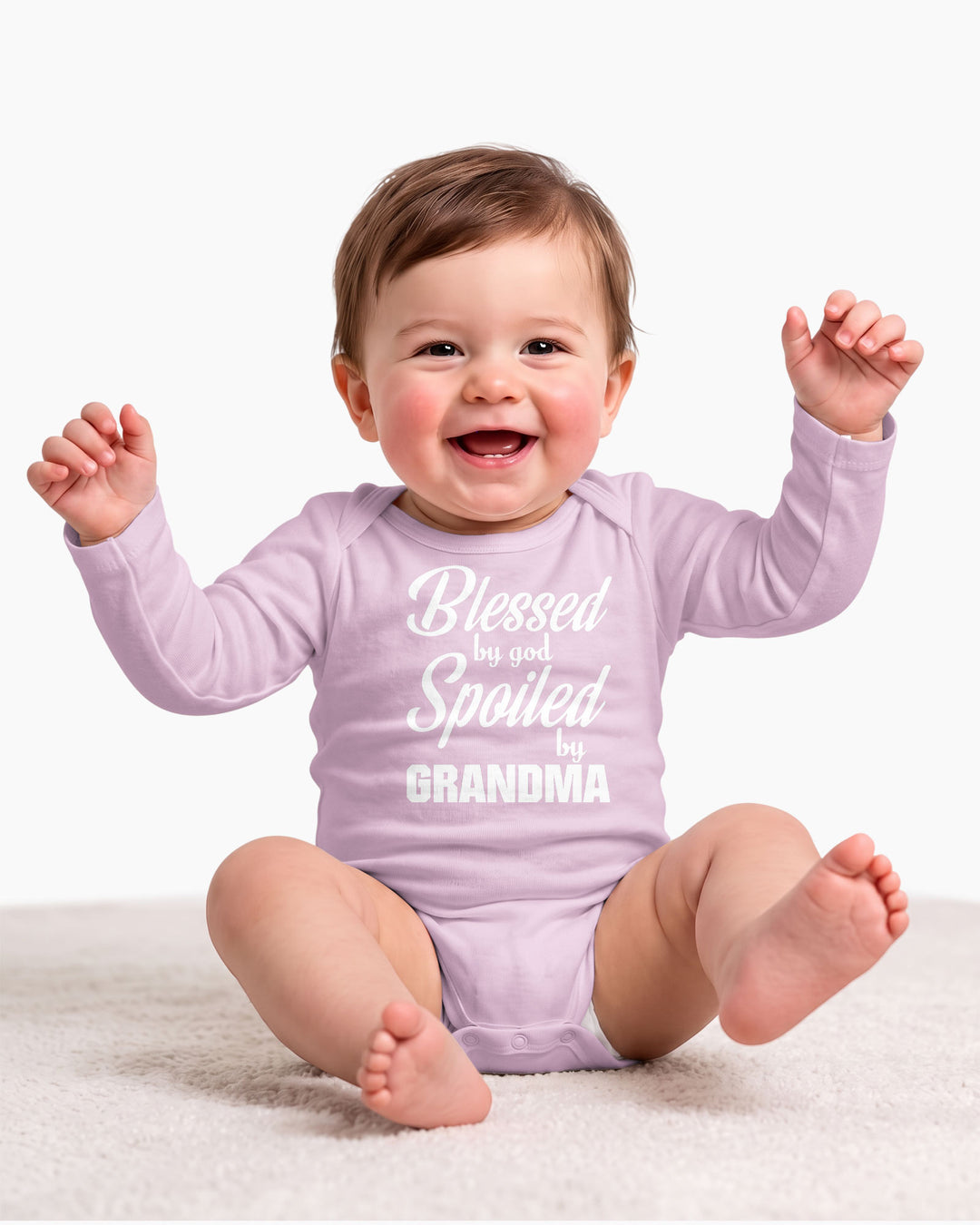 Blessed By God, Spoiled By Grandma Bamboo Bodysuit