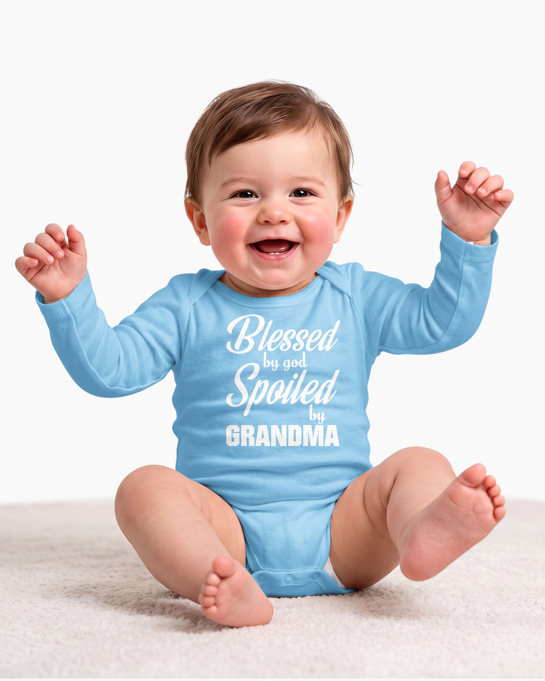 Blessed By God, Spoiled By Grandma Bamboo Bodysuit