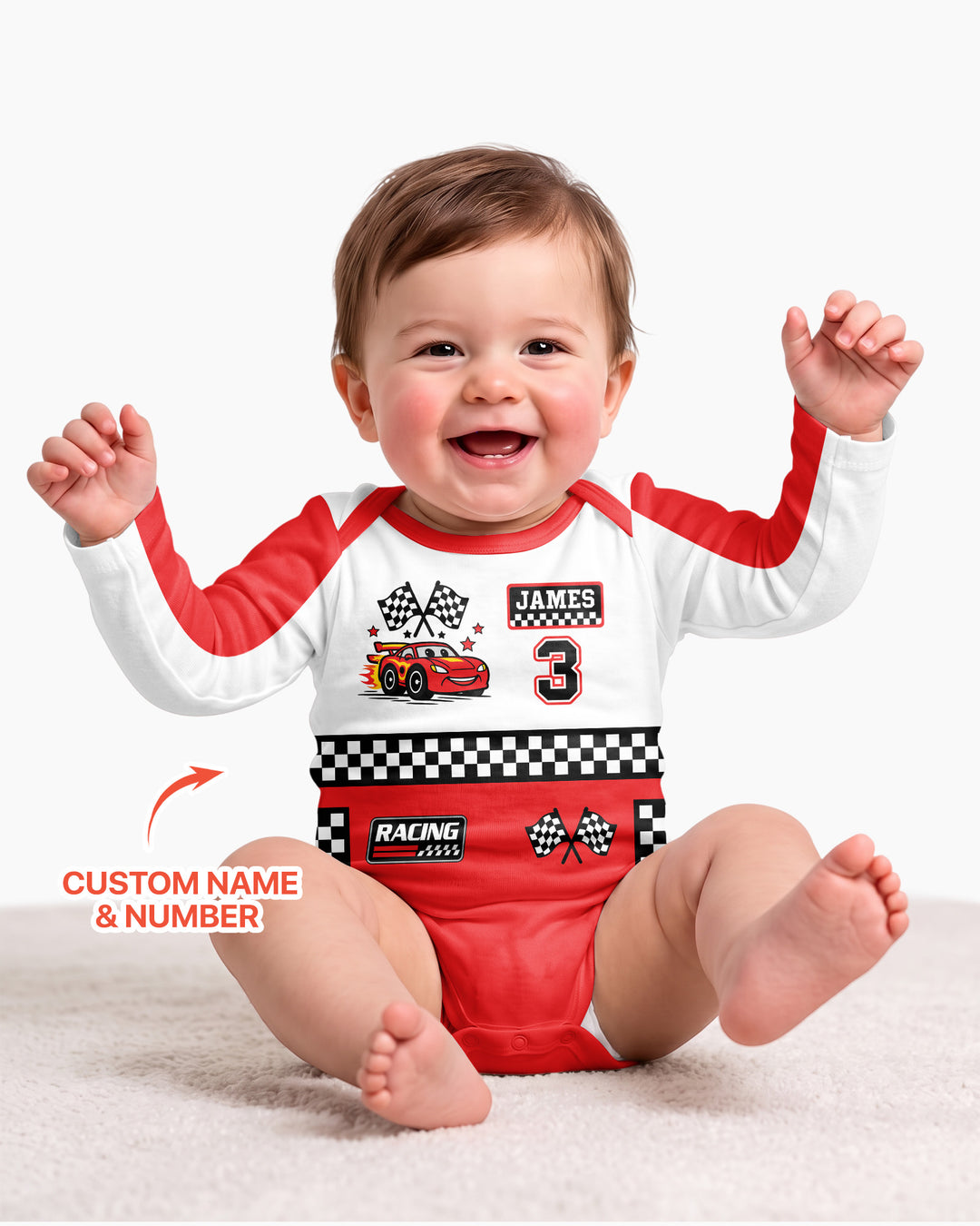 Born To Race Bamboo Bodysuit