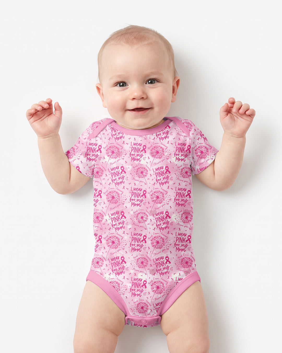 I Wear Pink For My Mom Bamboo Bodysuit