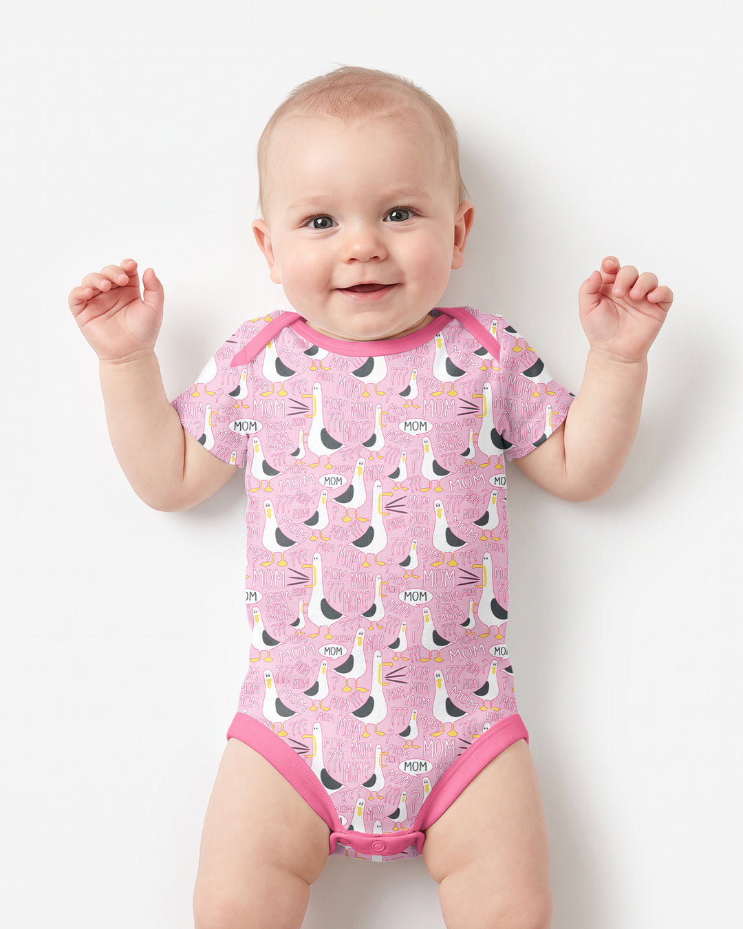Funny Seagull MOM Bamboo Bodysuit