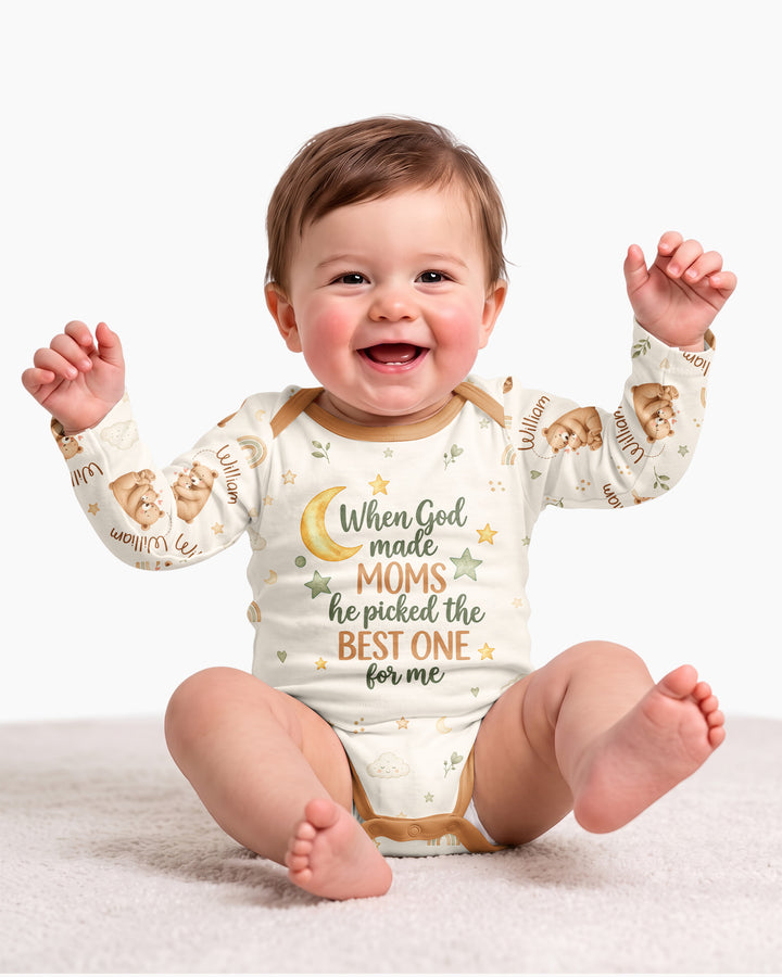 When God Made Moms Bamboo Bodysuit