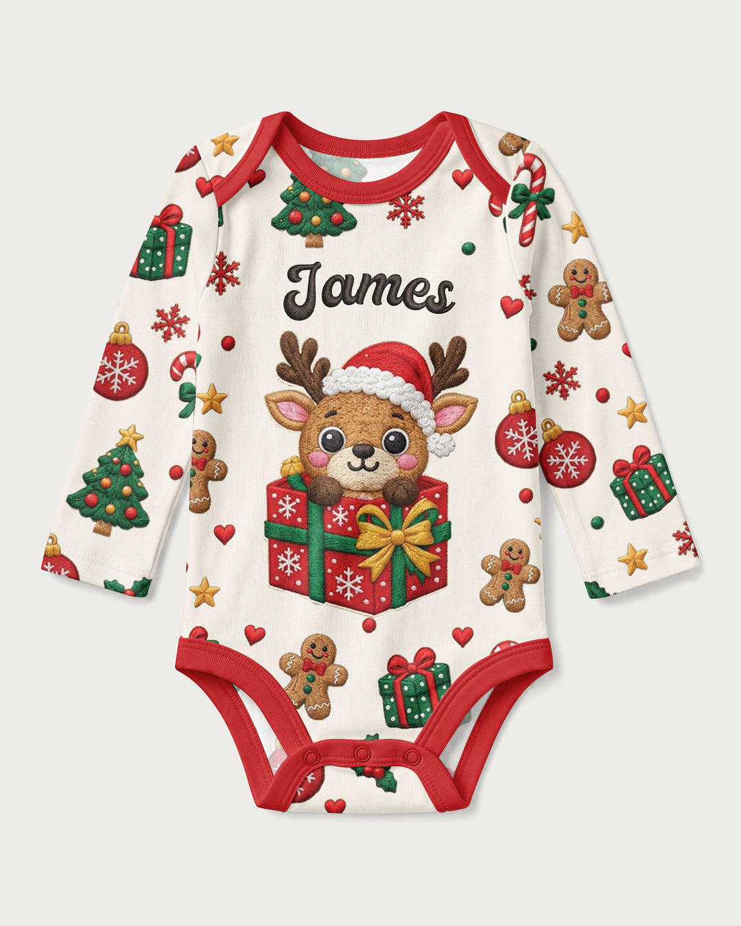 Little Reindeer Surprise Bamboo Bodysuit