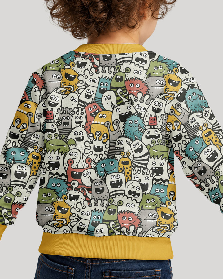 Monsters And Friends Bamboo Crewneck Sweatshirt