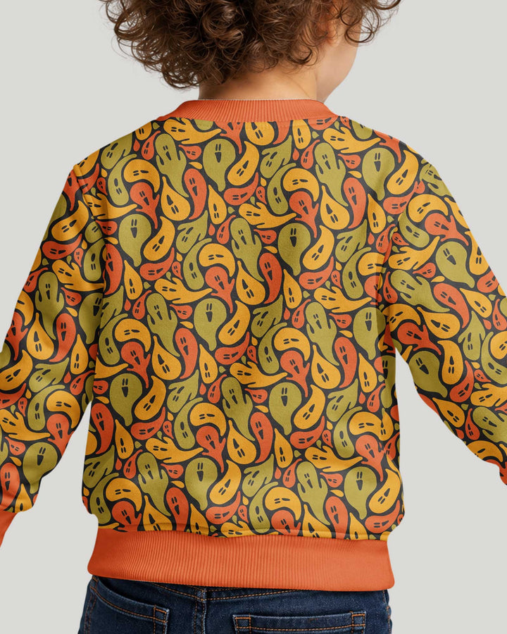 Retro Haunts & Happy Boos Bamboo Crewneck Sweatshirt
