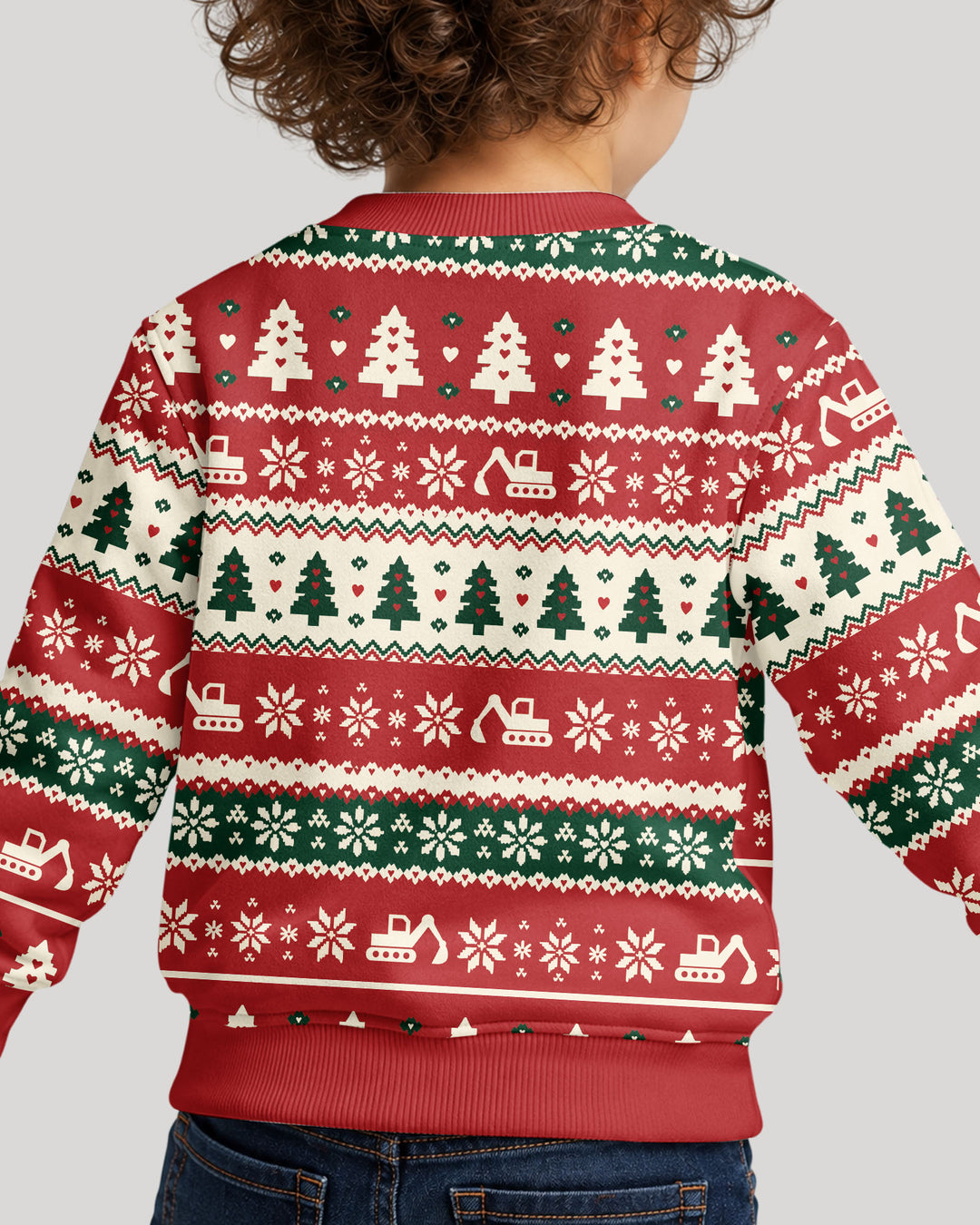 I Dig Christmas Ugly Bamboo Crewneck Sweatshirt