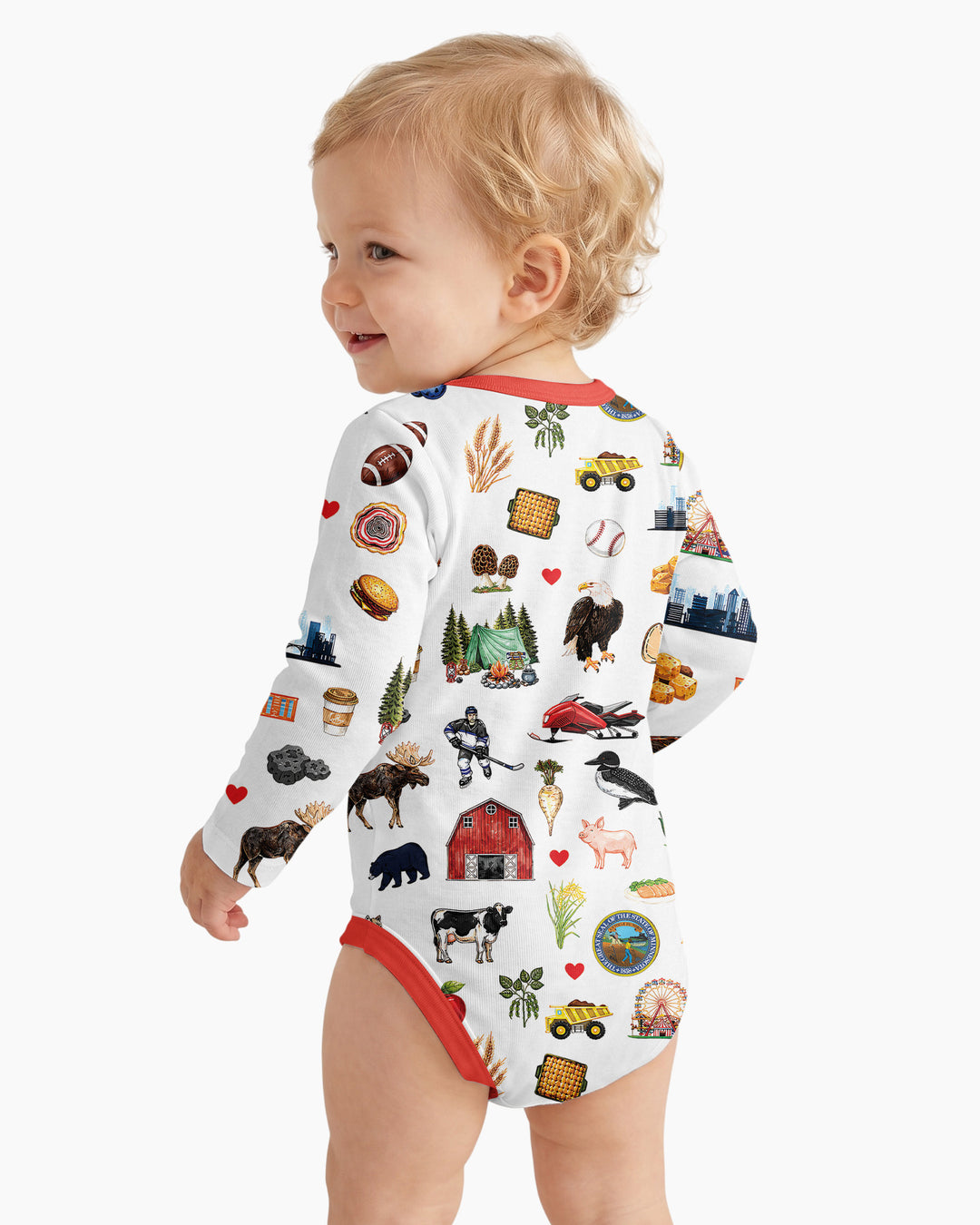 Minnesota Lover Family Matching Bamboo Bodysuit