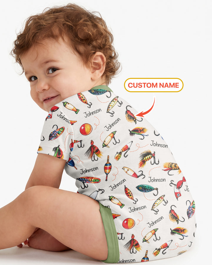 Custom Name Is It Too Soon to Ask for a Fishing Pole Bamboo Bodysuit