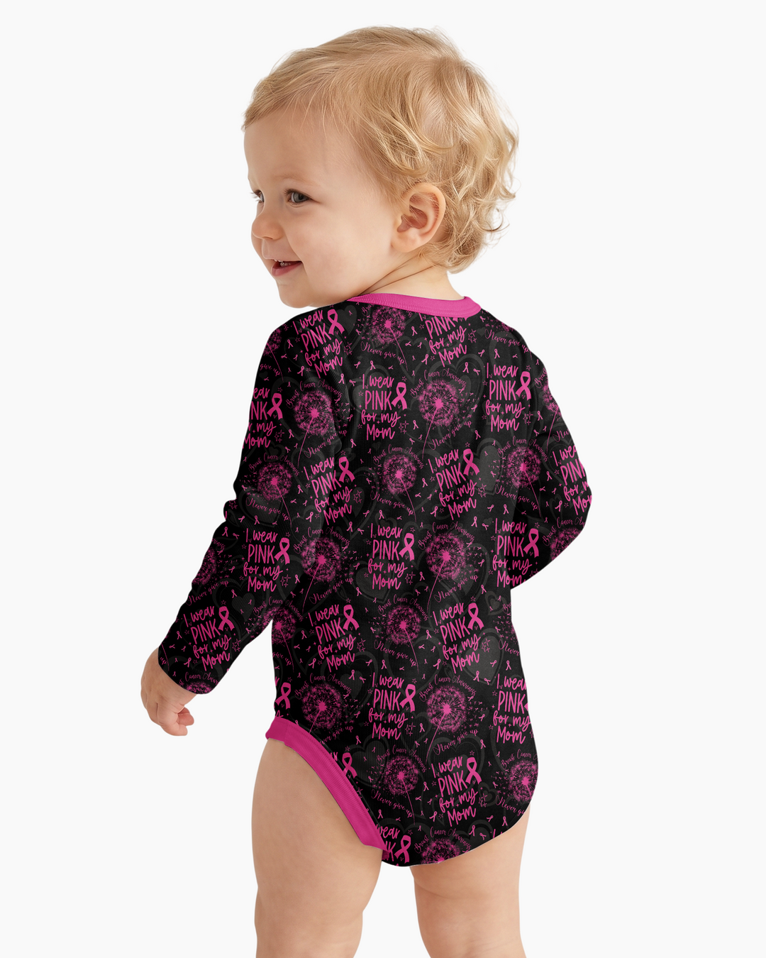 I Wear Pink For My Mom Bamboo Bodysuit