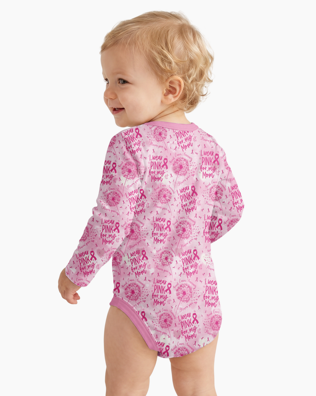 I Wear Pink For My Mom Bamboo Bodysuit