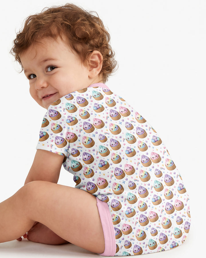 Cute Glitter Dumpling Bamboo Bodysuit