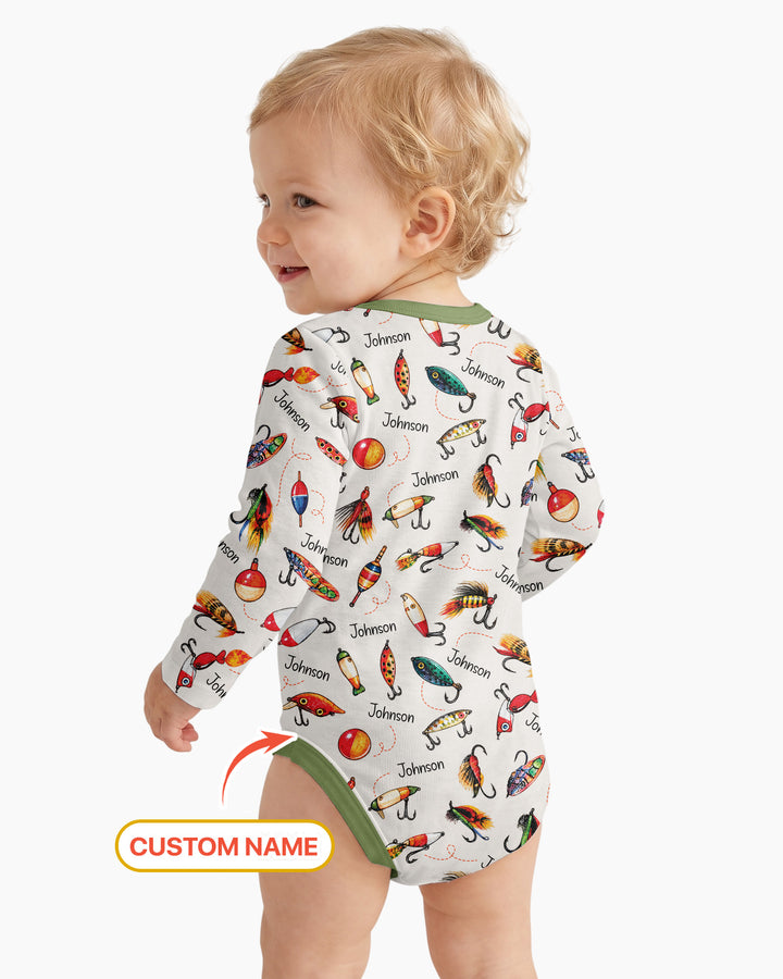 Custom Name Is It Too Soon to Ask for a Fishing Pole Bamboo Bodysuit