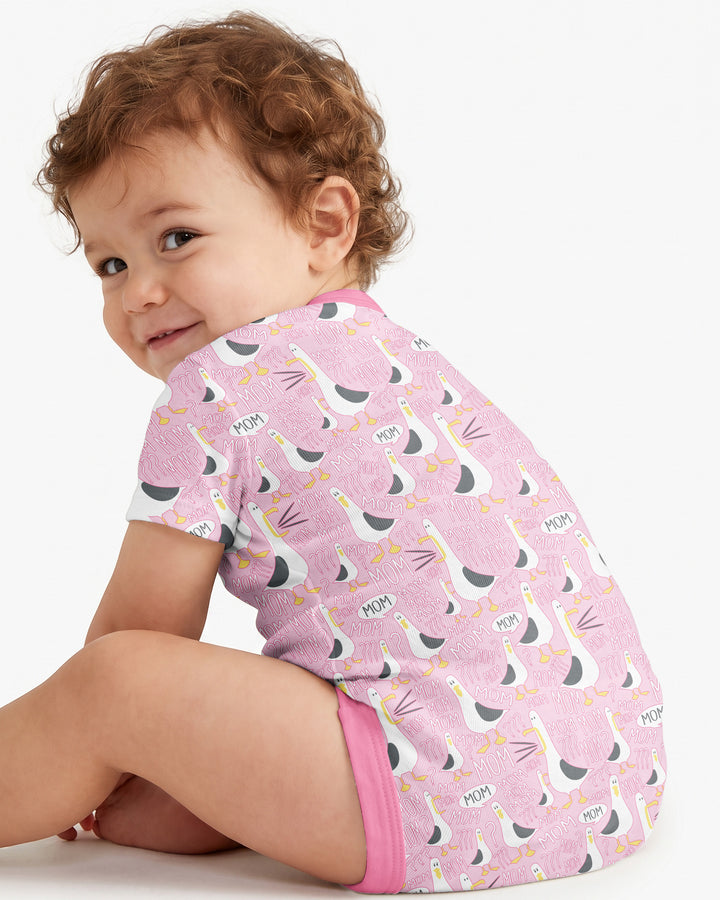 Funny Seagull MOM Bamboo Bodysuit
