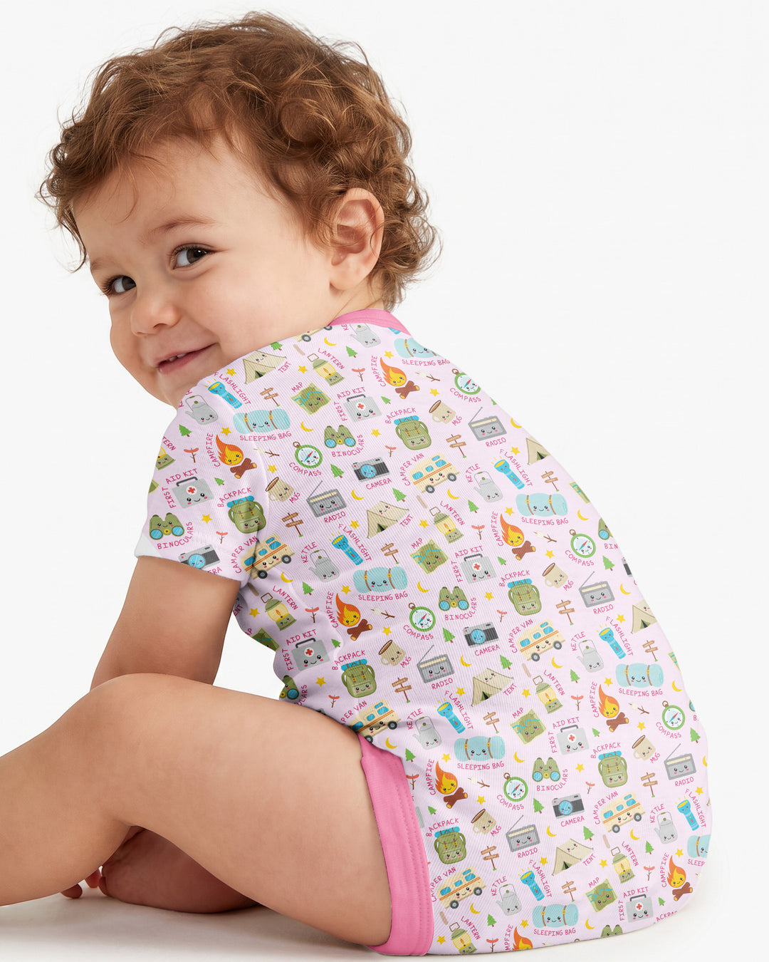 Little Camp Adventure Family Matching Bamboo Bodysuit