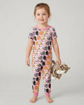 Funny Cat Butts Club Family Matching Bamboo Two Piece Short Sleeve Pajama Set