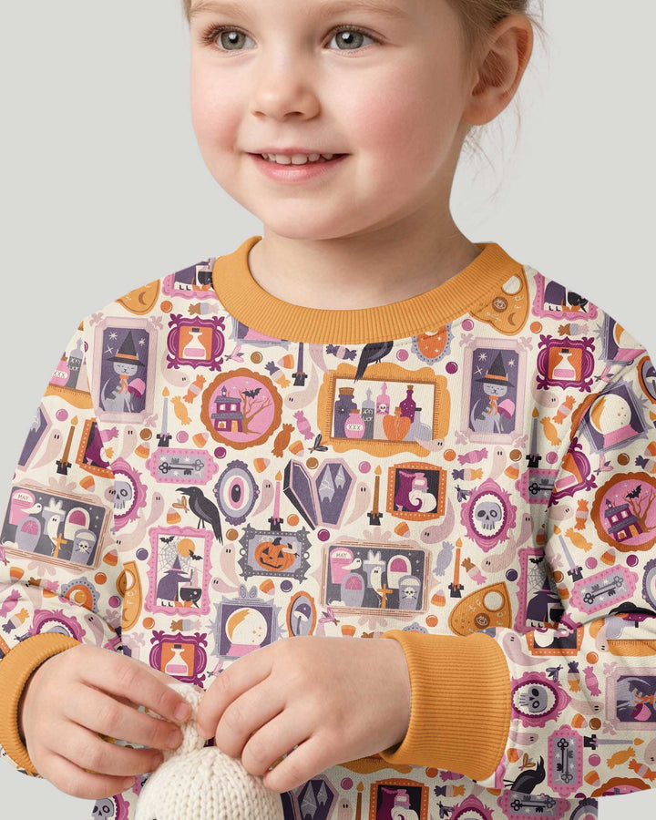 Spooky Portraits Bamboo Crewneck Sweatshirt