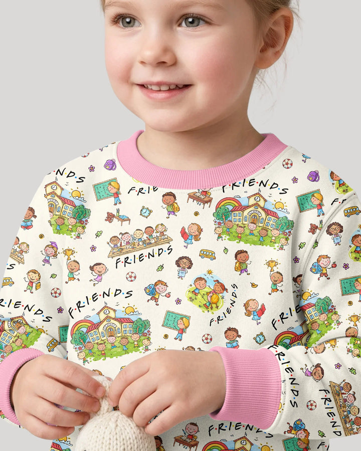 School Friends Forever Bamboo Crewneck Sweatshirt