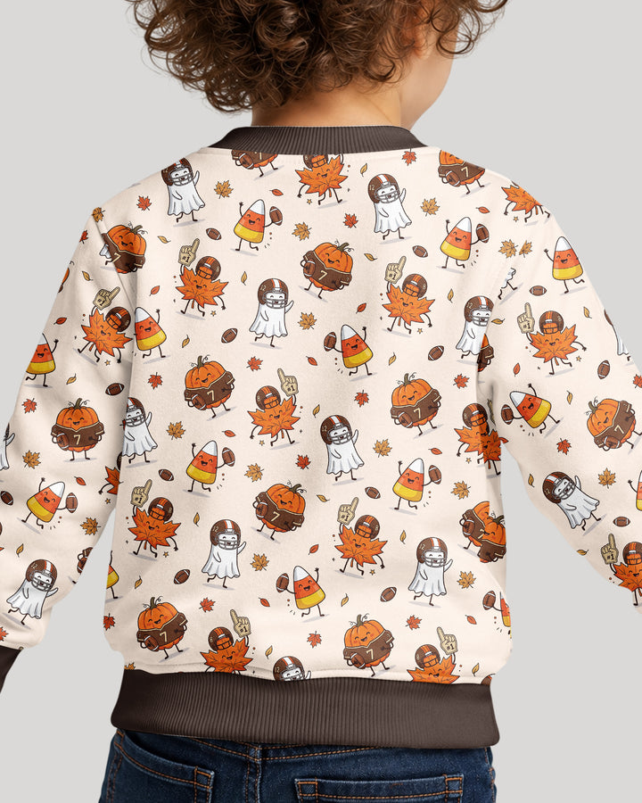 Fall Day Football Bamboo Crewneck Sweatshirt