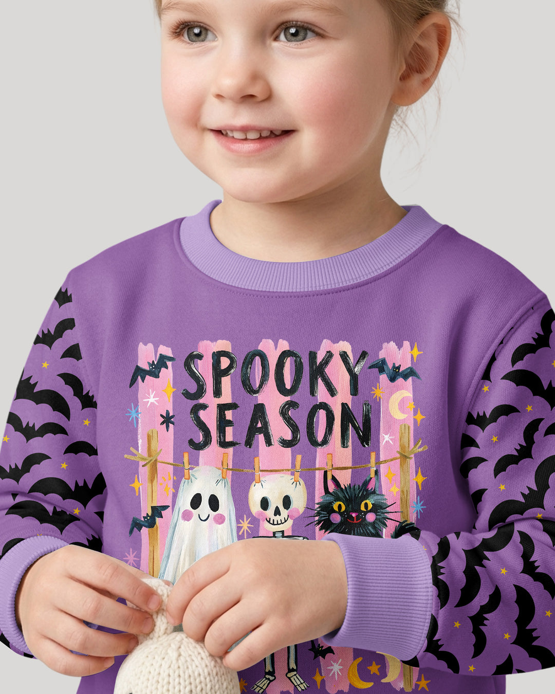 Bats & Boos Family Matching Bamboo Crewneck Sweatshirt