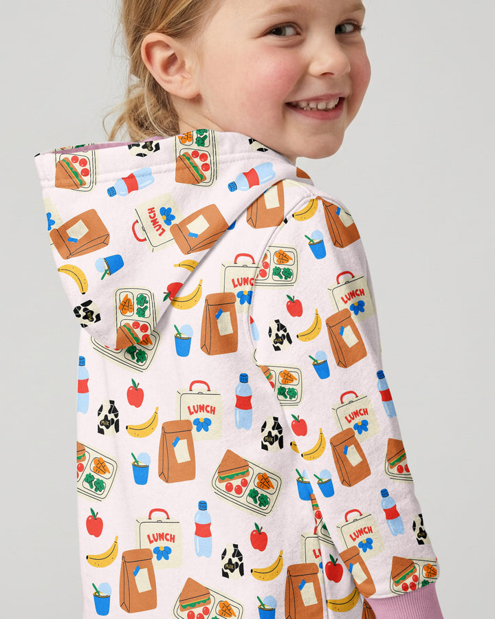 Happy School Lunch Bamboo Zip Hoodie
