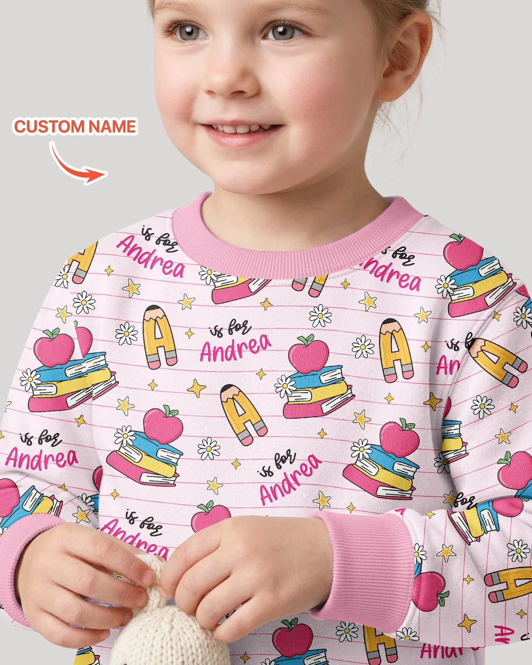 First Day of School Bamboo Crewneck Sweatshirt