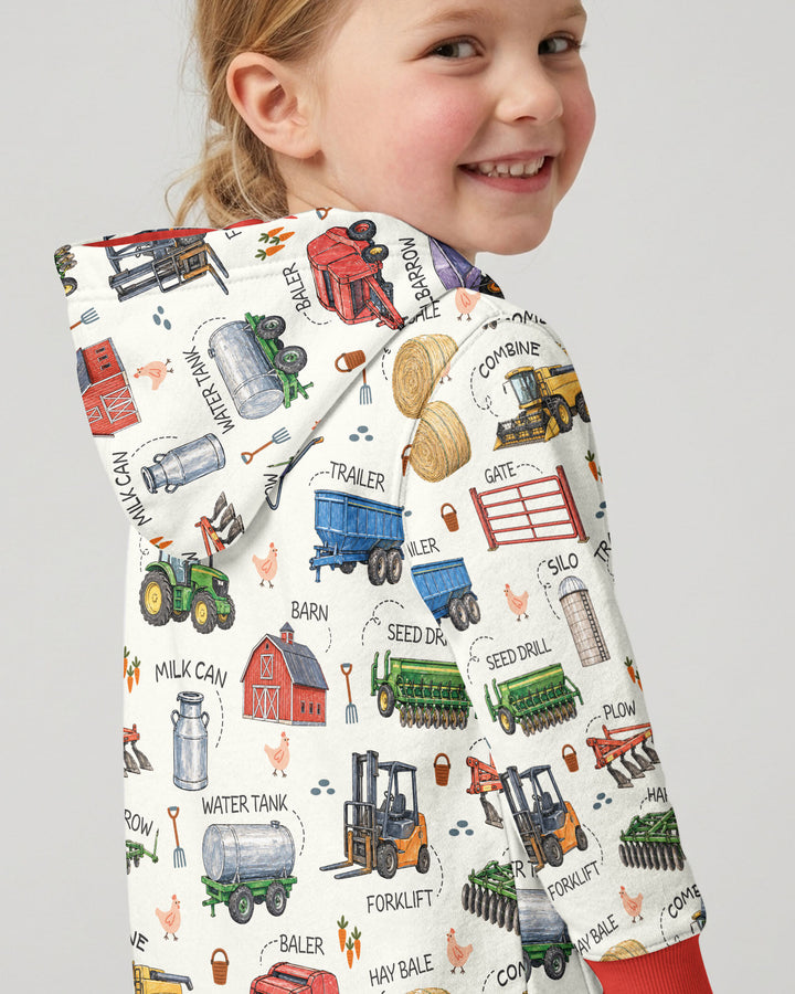 Little Farmer Bamboo Zip Hoodie