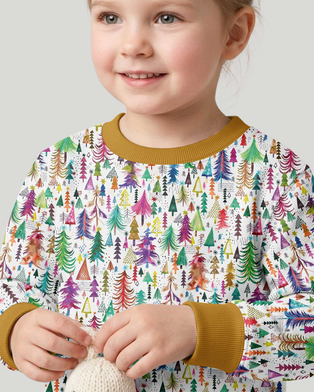 Christmas Trees Decoration Bamboo Crewneck Sweatshirt