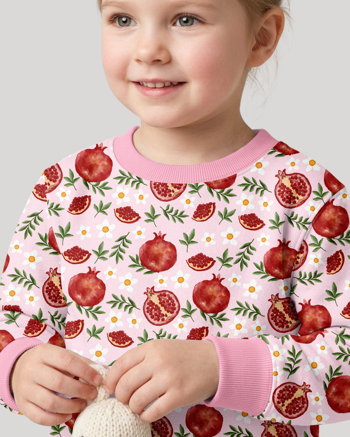 Pomegranate Garden Joy Family Matching Bamboo Crewneck Sweatshirt
