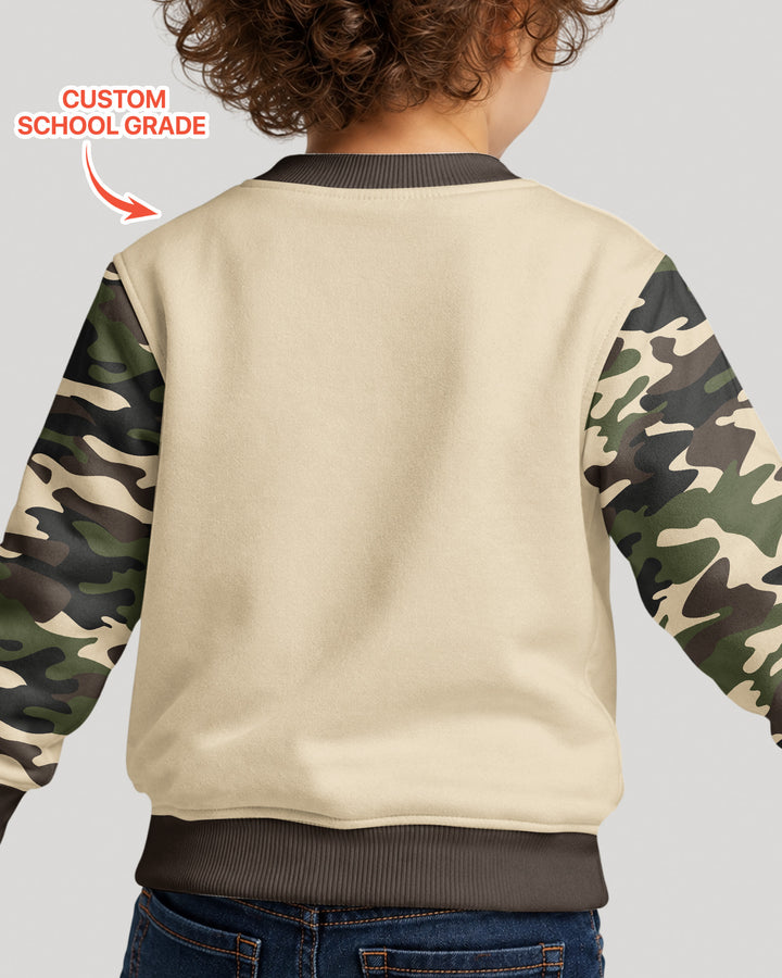 Back To School Monster Truck Dino Bamboo Crewneck Sweatshirt