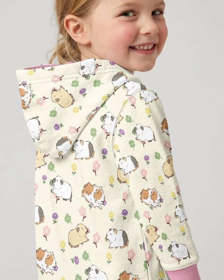 Guinea Pig Garden Bamboo Zip Hoodie