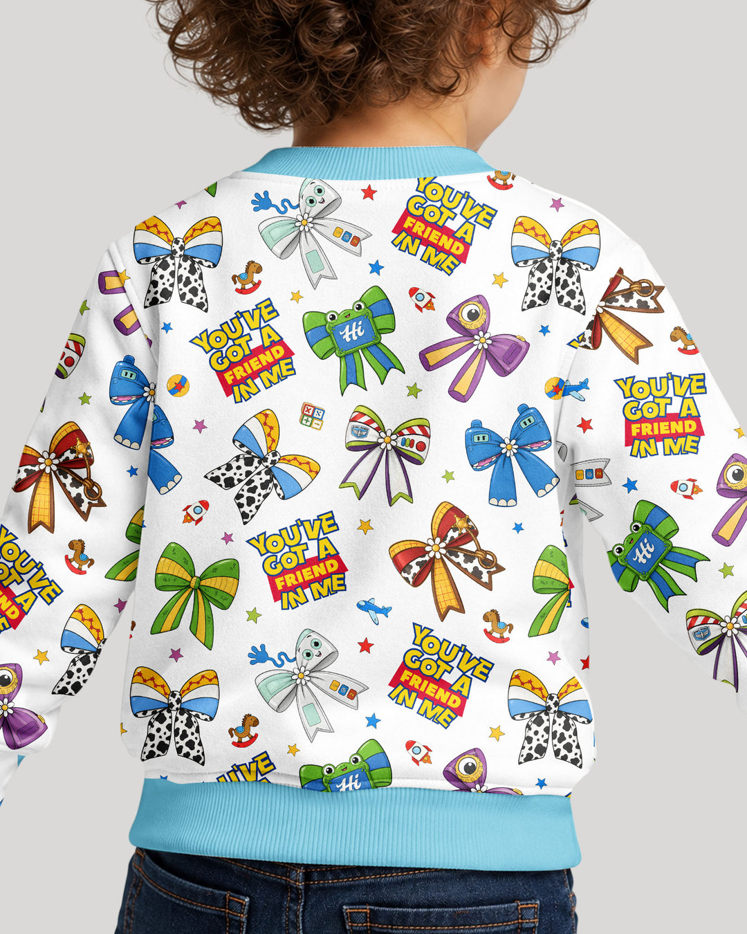 Magical Mirror Bow Bamboo Crewneck Sweatshirt