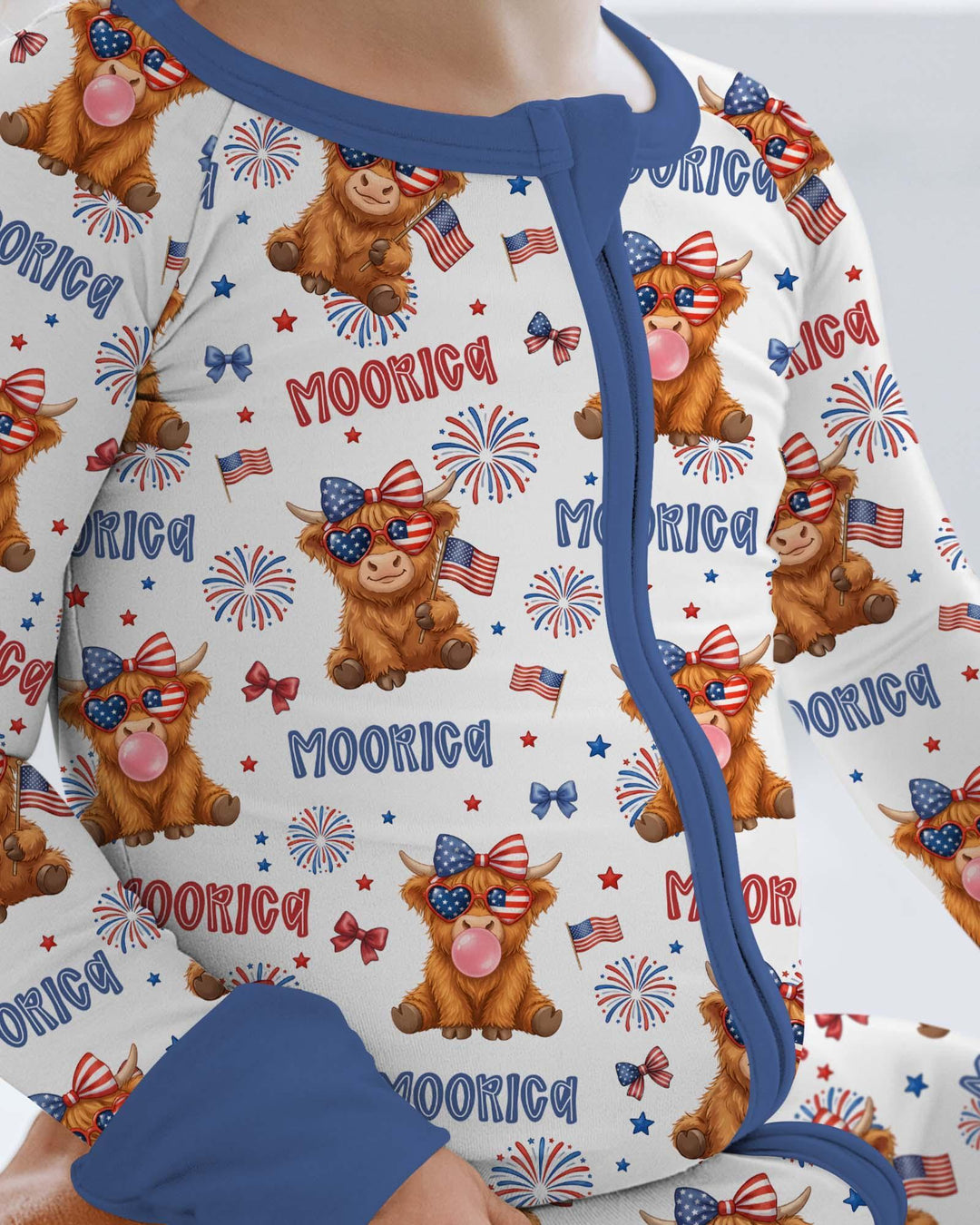 Moo-Rica Cowgirl Bamboo Convertible Zippy