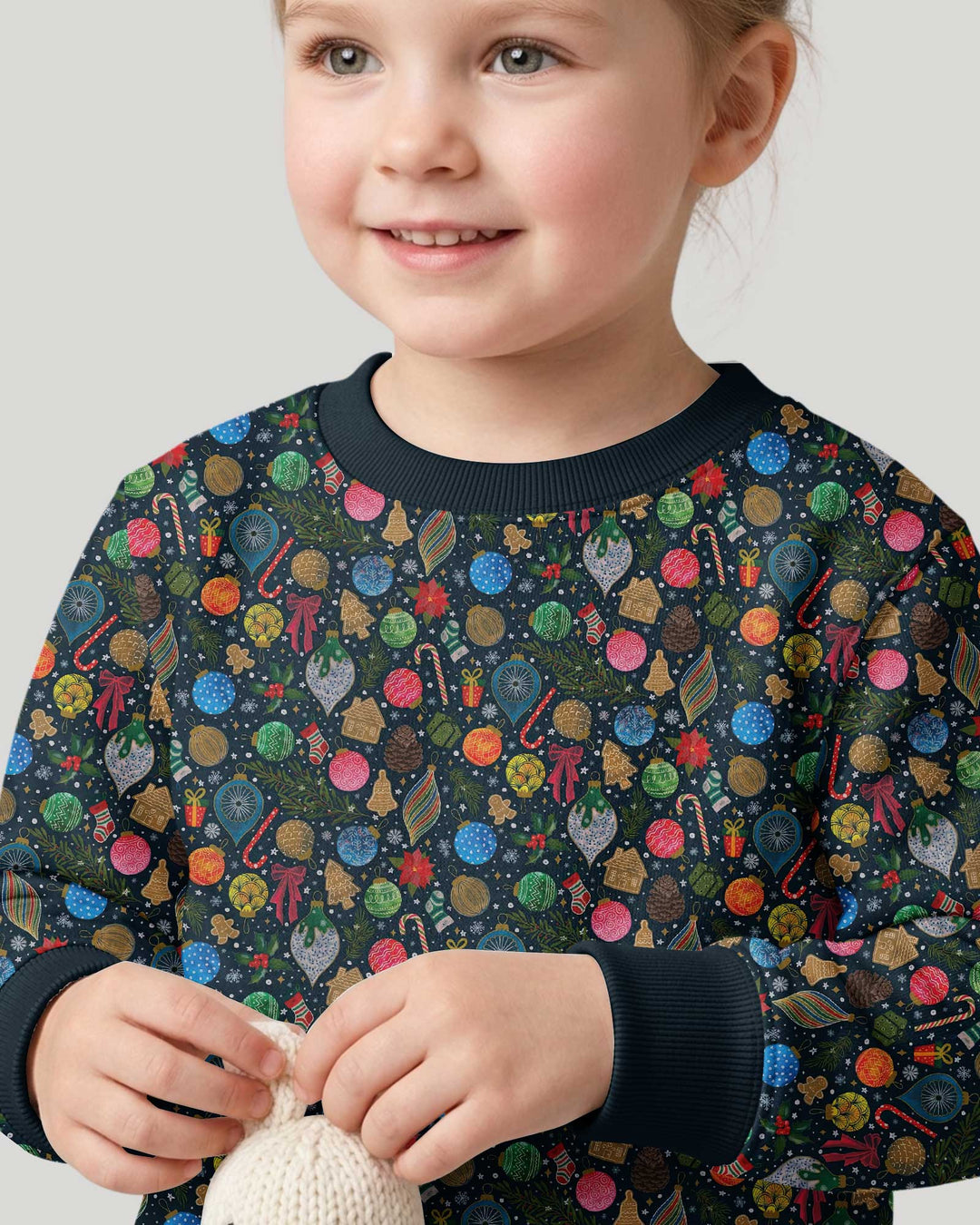 Holiday Ditsy Bamboo Crewneck Sweatshirt