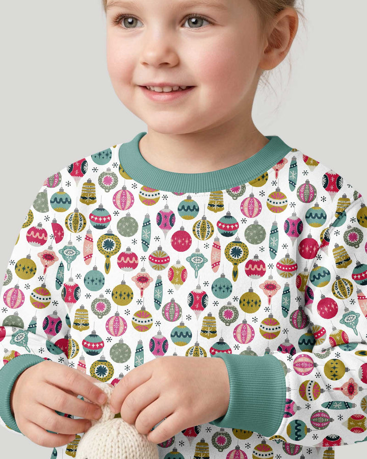 Tiny Christmas Ornaments Bamboo Crewneck Sweatshirt