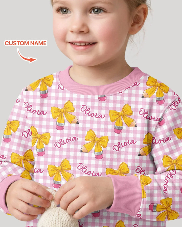 Coquette Back To School Bamboo Crewneck Sweatshirt