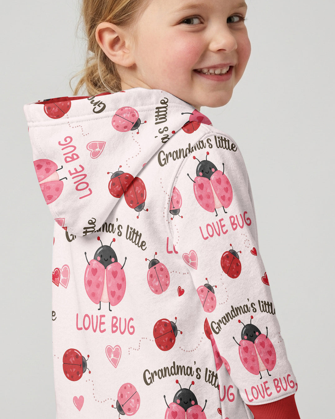 Grandma's Little Love Bug Bamboo Zip Hoodie