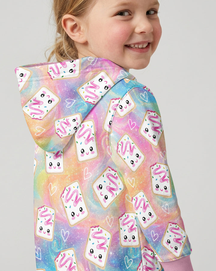 Kawaii Sprinkle Pastry  Bamboo Zip Hoodie
