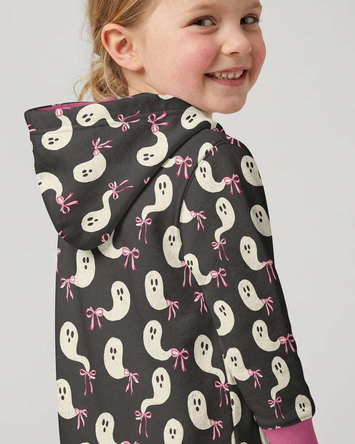 Little Ghosts Bamboo Zip Hoodie