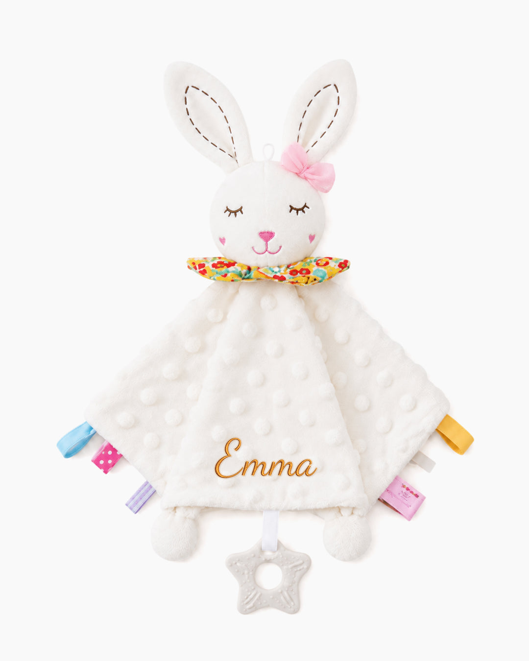 Minky Dot Lovey Baby Security Blanket