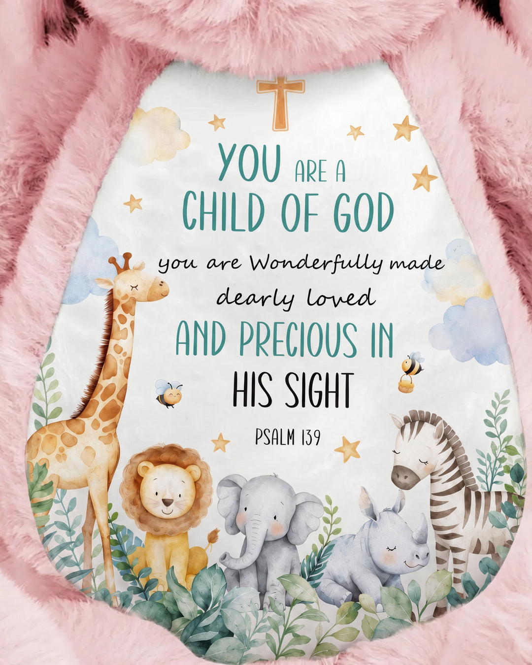 Noah's Ark You Are A Child Of God Soft Toy Bunny
