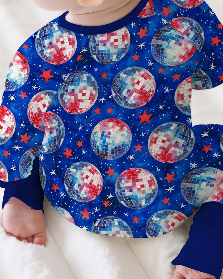USA Disco Balls Bamboo Convertible Zippy