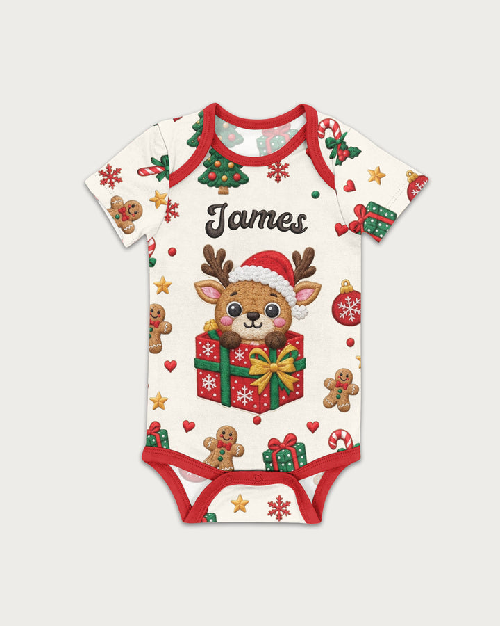 Little Reindeer Surprise Bamboo Bodysuit