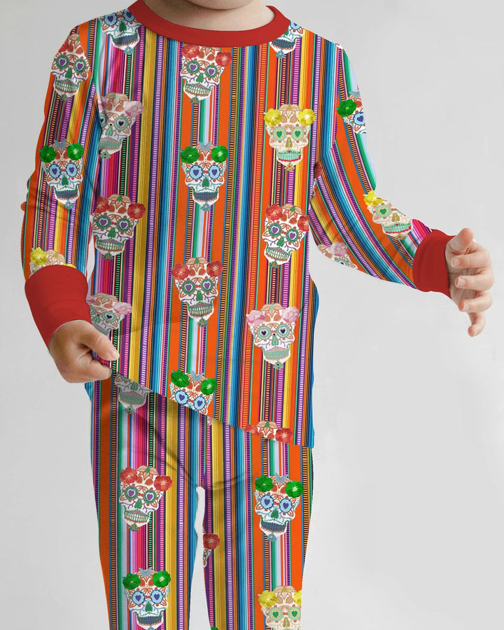 Cinco De Mayo Sparkle Two Piece Long Sleeve Pajama Set