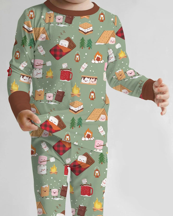 Campfire Bamboo Two Piece Long Sleeve Pajama Set