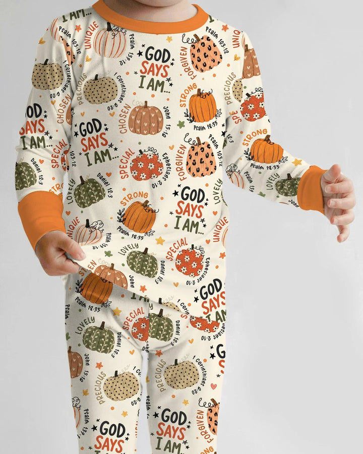 Template Bamboo Two Piece Long Sleeve Pyjamas Set