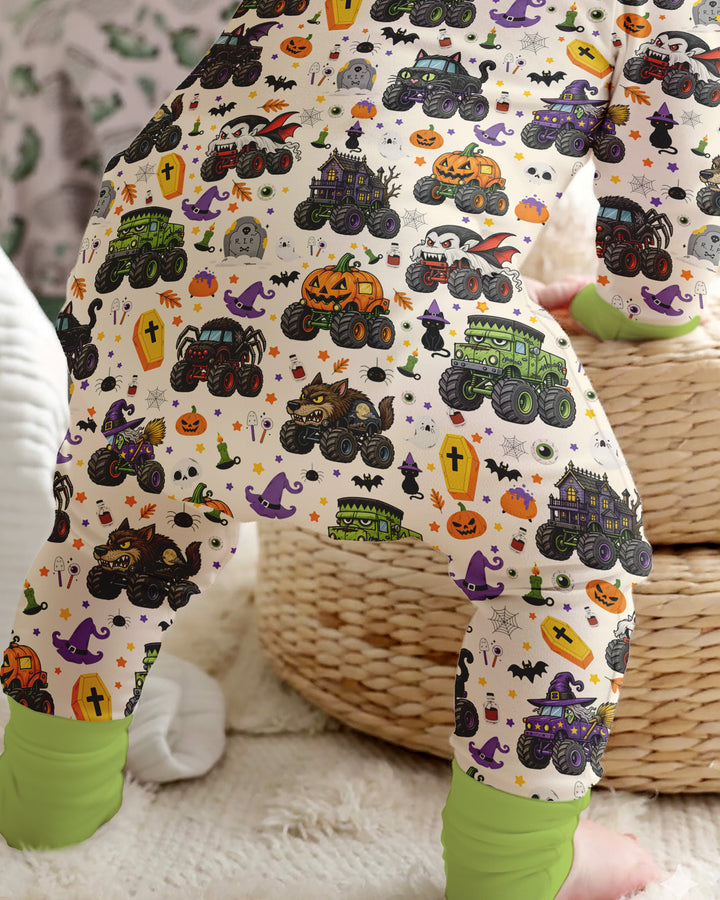 Spooky Monster Truck Bamboo Convertible Zippy