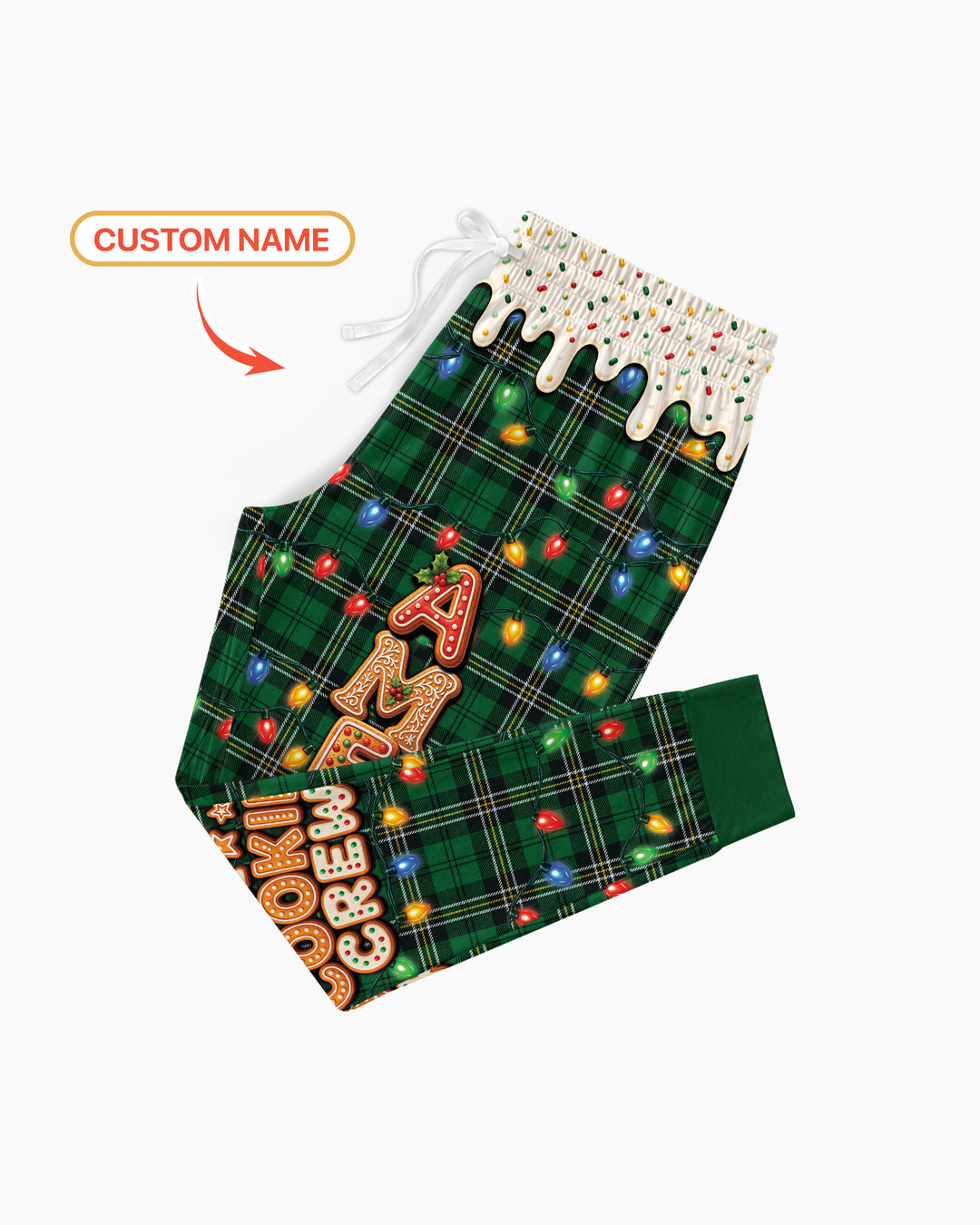 The Cookie Crew Custom Name Bamboo Women Pajama Set