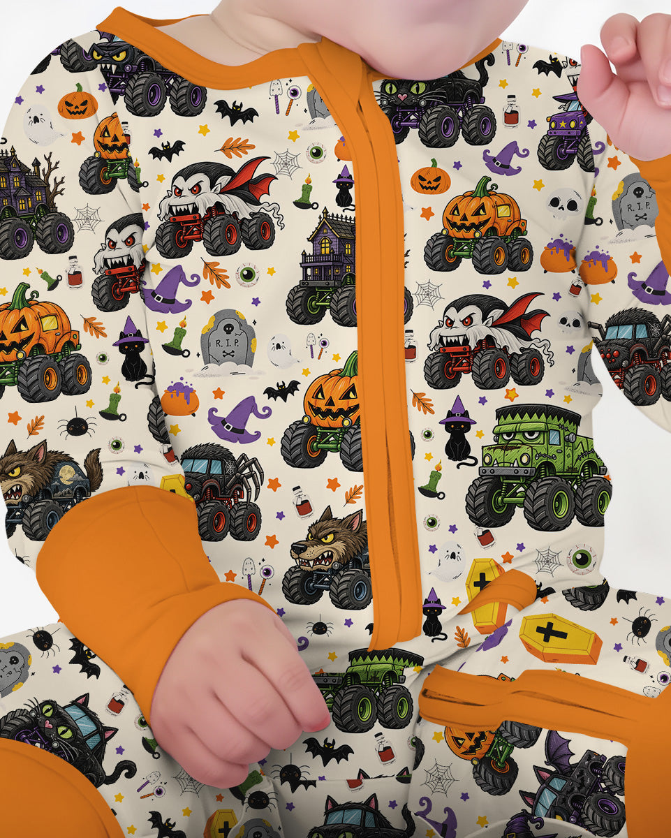 Spooky Monster Truck Bamboo Convertible Zippy