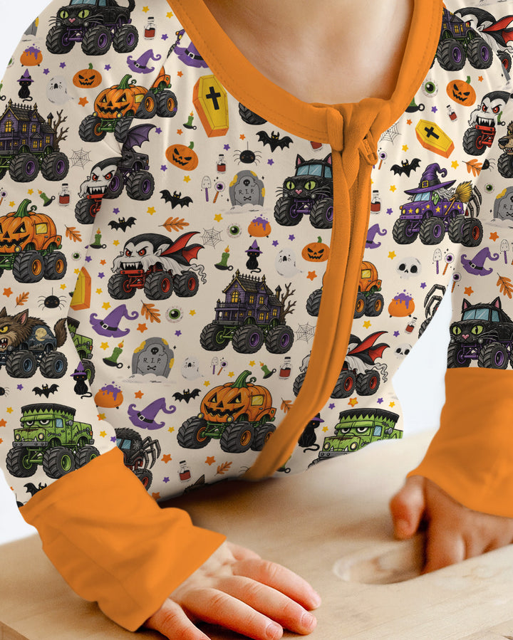 Spooky Monster Truck Bamboo Convertible Zippy