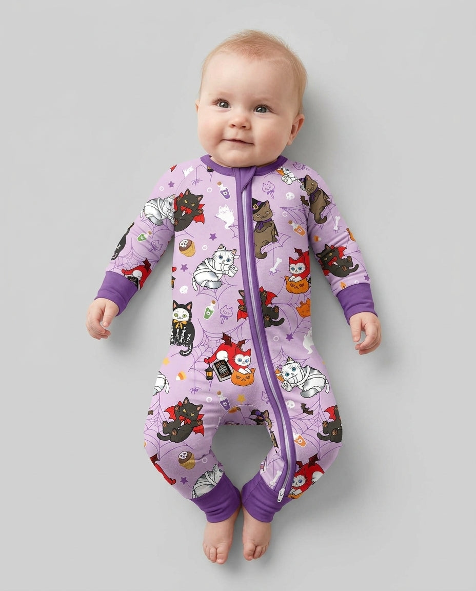 Spooky Kittie Bamboo Convertible Zippy
